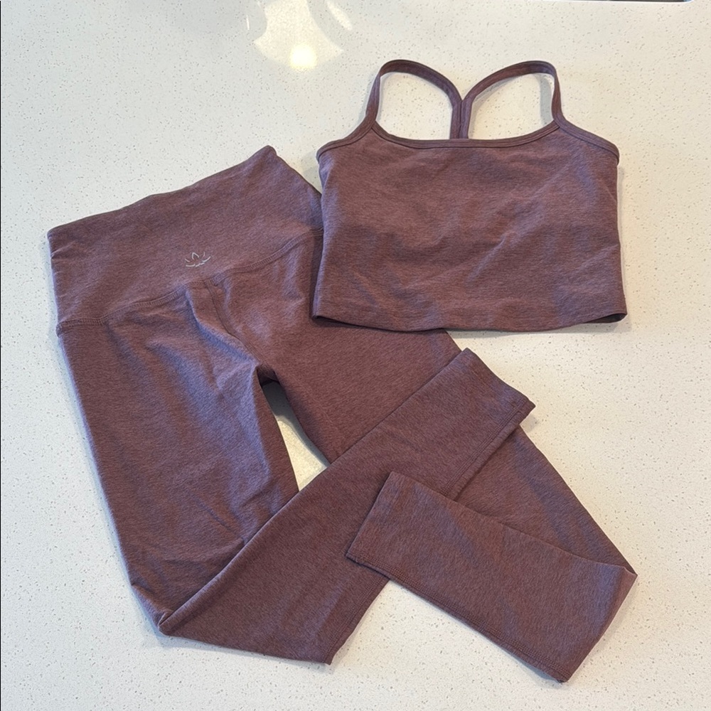 Beyond Yoga Mauve Activewear Set